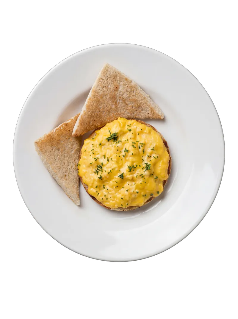Scrambled Eggs on Toast